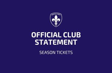Official Club Statement - Season Tickets